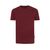 Camiseta unisex corporativa ﻿sostenible Bryce - Rojo Burdeos