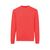 Sudadera algodón personalizado Iqoniq - Rojo Intenso