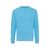 Sudadera algodón personalizado Iqoniq - Azul Tranquilo