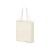 Bolsa de algodón corporativa plegable Charel - Natural