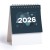 Calendario sobremesa promocional Ener - Blanco