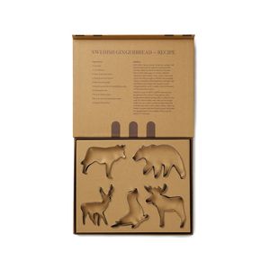 Set moldes de galletas forma animal Nordic