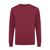 Sudadera algodón personalizado Iqoniq - Rojo Burdeos
