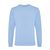 Sudadera algodón personalizado Iqoniq - Azul Celeste