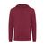 Sudadera Iqoniq de algodón reciclado Jasper - Rojo Burdeos