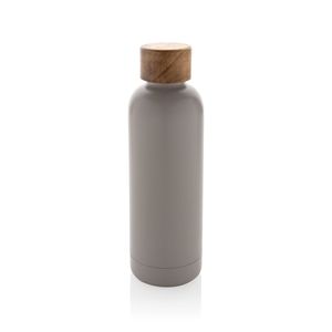 Botella de acero inoxidable reciclado 500 ml Wood