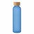 Botella de cristal personalizada 500 ml. Abe - Azul