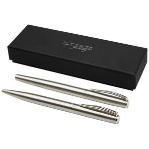 Set de bolígrafo acero inoxidable personalizado Didimis