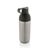 Botella de acero inox. reciclado personalizable Flow - Plata