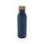 Botella acero inox. reciclado corporativa 600 ml. Alcor - Azul Marino