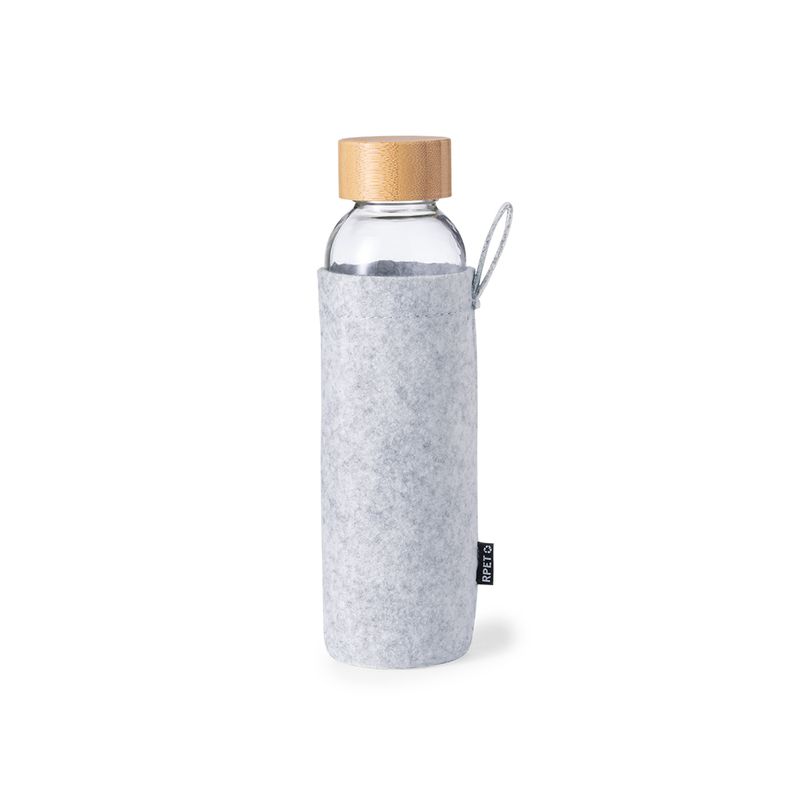 Botella cristal con funda personalizada 500 ml. Blorek