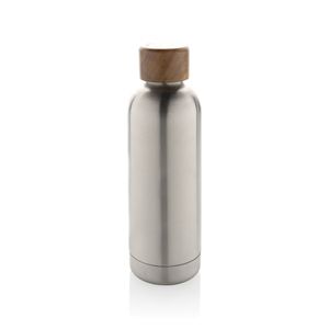 Botella de acero inoxidable reciclado 500 ml Wood