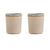 Set empresarial dos tazas Nomimono - Beige