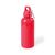 Botella publicitaria con tapón seguridad y mosquetón 600 ml. Zanip - Rojo
