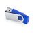 Memoria USB giratoria personalizada Rebik - Azul