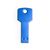 Memoria USB forma de llave promocional Fixing - Azul