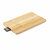 Memoria USB bambú promocional Zilda - Naranja