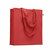 Bolsa de algodón orgánico personalizable Bentecolour - Rojo