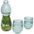 Set de 3 vasos de vidrio reciclado Brisa