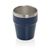 Taza de café promocional doble pared 300 ml. Clark - Azul Marino