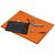 Toalla ultraligera promocional 50x100 cm Pieter - Naranja