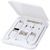 Cable carga modular rPET con soporte Savvy - Blanco
