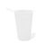 Vaso plegable TPU promocional 230 ml. Sabik - Transparente