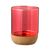 Vaso de cristal de borosilicato personalizable 450 ml. Bixlo - Rojo