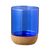 Vaso de cristal de borosilicato personalizable 450 ml. Bixlo - Azul