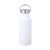 Botella aluminio reciclado personalizable. Zandor - Blanco