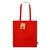 Bolsa de algodón personalizable con logo Inova - Rojo