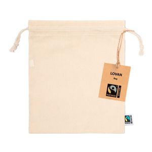 Bolsa natural algodón Lovan Fairtrade
