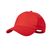 Gorra de 5 paneles en algodón orgánico personalizada Gleyre - Rojo