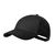 Gorra publicitaria sostenible 6 paneles Calipso - Negro