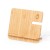 Multicargador inalámbrico promocional bambú Hamsy - Natural