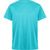 Camiseta técnica publicitaria de poliéster Daytona - Azul Turquesa