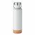 Botella termo de acero inox. reciclado 500 ml. Ives - Blanco