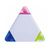 Marcador publicitario triangular fluorescente Trico - Blanco