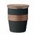 Vaso corporativo con pared simple 350 ml Walnut - Negro