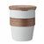 Vaso corporativo con pared simple 350 ml Walnut - Blanco