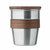 Vaso corporativo con pared simple 350 ml Walnut