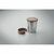 Vaso corporativo con pared simple 350 ml Walnut