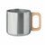 Taza de doble pared de acero inox. reciclado 350 ml. Acer - Plata