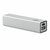 Powerbank promocional 2600 mAh eco Poweraluc - Plata