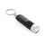 Linterna llavero recargable USB merchandising Globix - Negro