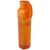 Botella de agua promocional rPET 600 ml Illuminate - Naranja