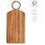 Tabla de cortar madera de raíz de teca Home