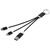 Cable de carga promocional 4 en 1 Metal - Negro