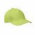 Gorra promocional de algodón Buzz - Verde Lima