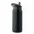 Botella promocional con pajita 500 ml Spot - Negro